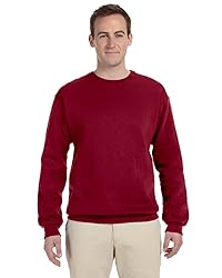 JERZEES - Crewneck Sweatshirt. 562M, 3XL, Cardinal