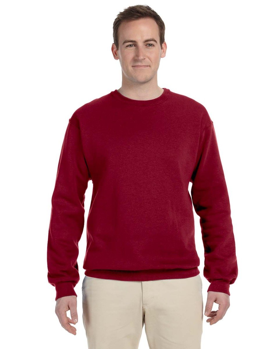 JERZEES - Crewneck Sweatshirt. 562M, 3XL, Cardinal