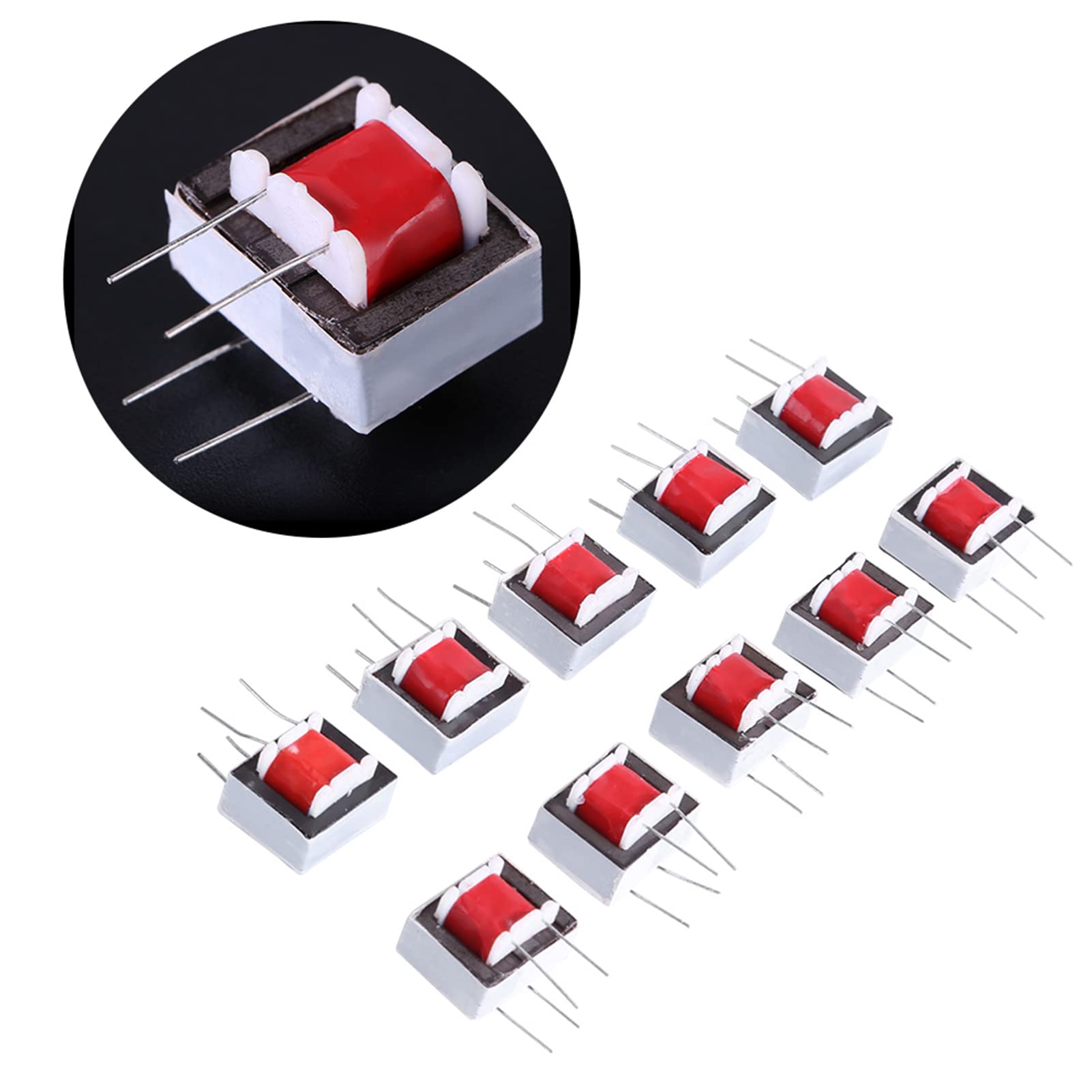 Akozon Audio, EI14 Audio Isolation Transformer 0pcs 600 : 600 Ohm 1:1 Isolation Transformer Audio