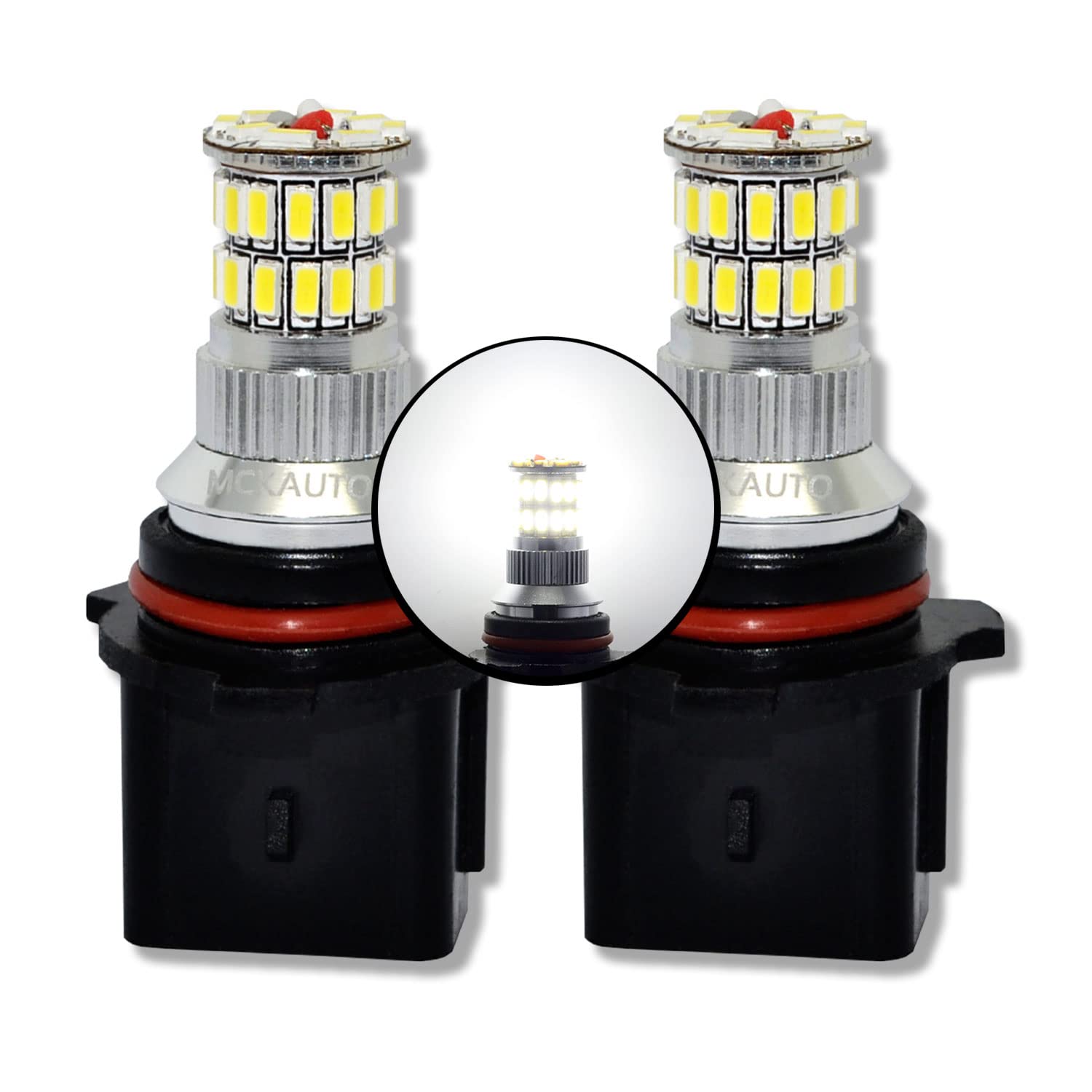 MCK Auto P13W LED CanBus 36SMD Bright White Daytime Running Lights Bulbs DRL Xenon EB3R3 Compatible with A4 B8 Q5 8R - 2 Bulbs - Transform Your Ride