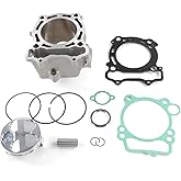 ZuneXino YZ250F WR250F Cylinder Piston Gasket Top End Rebuild Kit &Phi;77mm Cylinder for Yamaha WR250F YZ250F 2001-2013, Replace 5XC-11311-20-00
