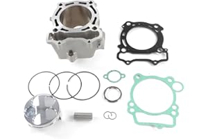ZuneXino YZ250F WR250F Cylinder Piston Gasket Top End Rebuild Kit Φ77mm Cylinder for Yamaha WR250F YZ250F 2001-2013, Replace 5XC-11311-20-00