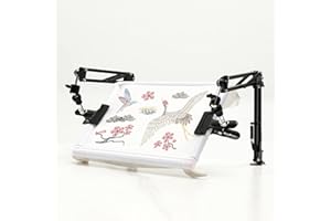 YUNHAN Embroidery Scroll Frame Stand (2P) Adjust Cross Stitch Frame Stand Rotated Embroidery Frame Stand ,Cross Stitch Scroll Frame Stand Suitable for Cross Stitch Frame Stand Needlework Frame Stand