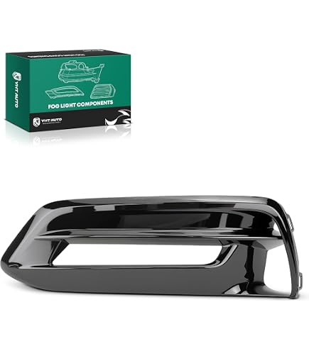 New Driver Side Fog Light Bezel For 2018-2020 Honda Accord Sedan – Black, OEM Style Replacement 12 thumbnail image