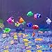 Govine Aquarium Decorations, 12pcs Plastic Artificial Fish for Aquarium Fish Tank Random Color and Pattern