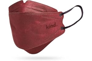 Kind 3D Willow Face Mask – 4-Layer Disposable, Lightweight & Comfortable Fit, Adult Small Size, Individually Wrapped, Reseala