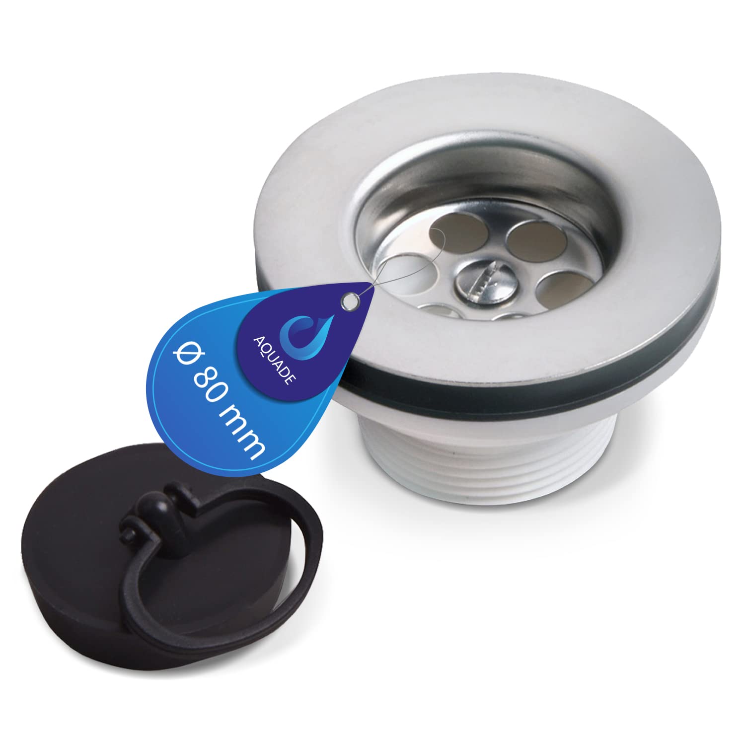 Simplex Plug Valve Universal Valve 1 1/2 Inch for Sink or Kitchen Sink with Plug