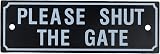 AB Tools Beware Dog Shut Gate Fence Garden Sign Pack Options view 2