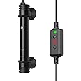NICREW Aquarium Heater 100W, Temperature Adjustable Fish Tank Heater with Controller for 10-20 Gallon, Overheat Protection