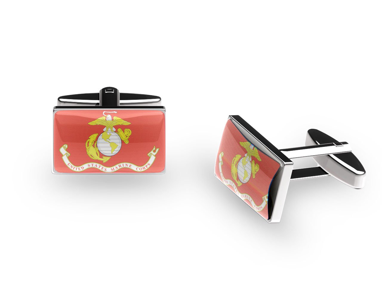 U.S. Marine Corps Cufflinks (with gift box), Standard, Standard