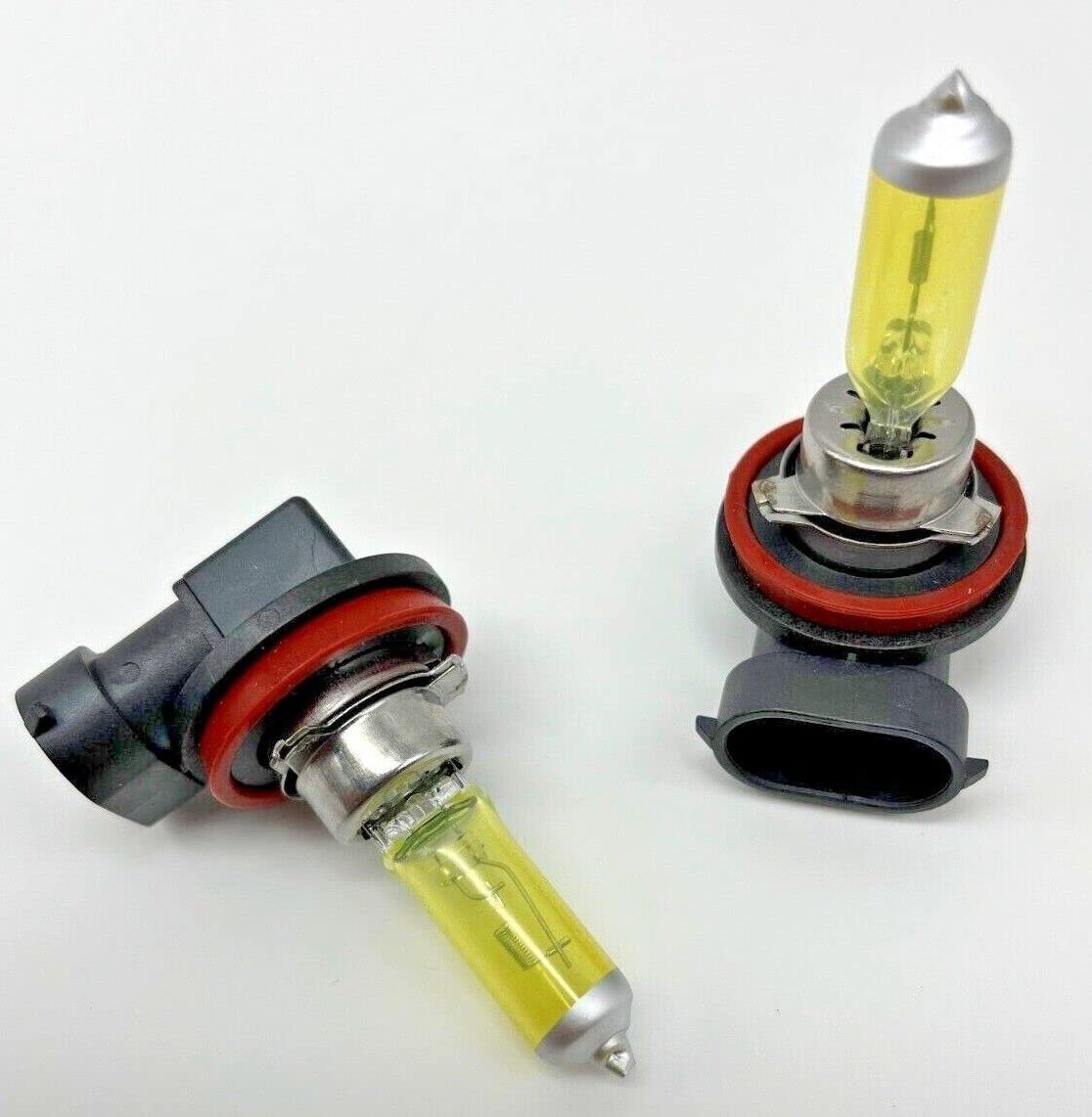 MSA H11 55W Warm White 3000K Yellow Xenon Headlight Bulbs Main Dip Beam or Fog (x2)