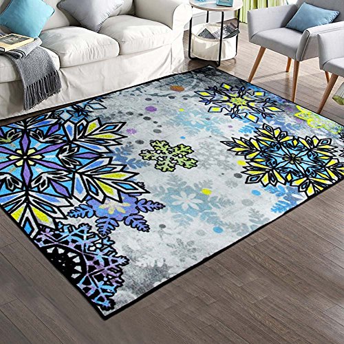 Artistic Winter Themed Rugs Scenery Rugs for the Season