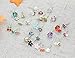 Yadoca Stainless Steel 30 Pairs Kids Stud Earrings for Girls Women Mixed Color Cute Animals CZ Jewelry Earring Set Heart Star Fox Bee Frog Ladybug Daisy Flower Tree Mushroom Umbrella Rose Gold White