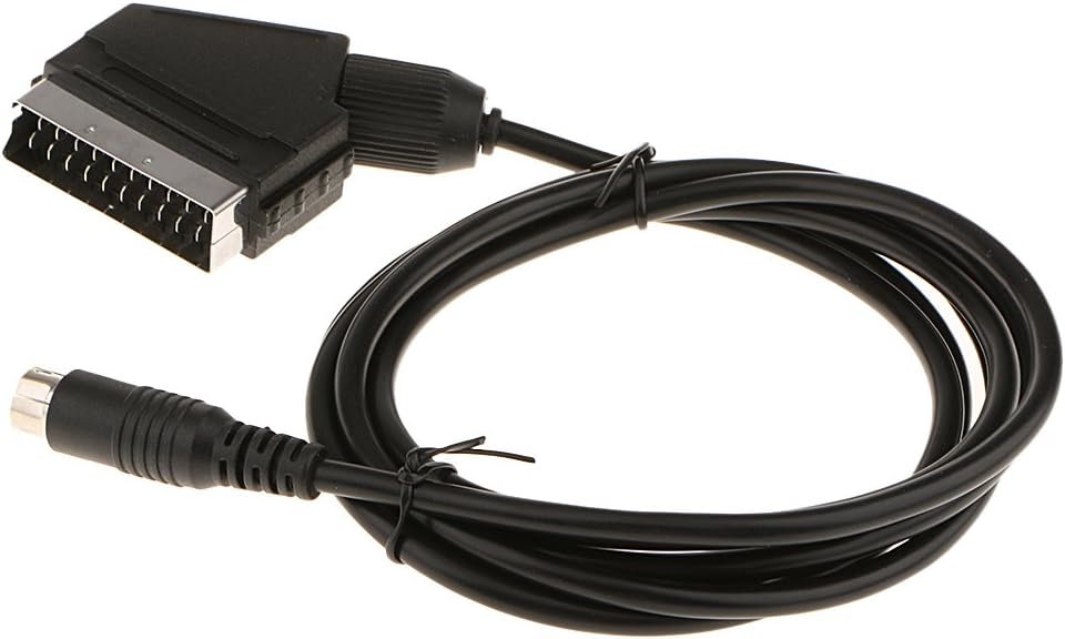 セガサターン専用 Scart ケーブル Rgb Tvリード 1 8m ステレオ Avケーブル 高性能 本体 周辺機器 Amazon