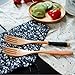 Cospring Handmade Wood Forks/Spoons for Salad, Coffee, Tea, Handle with Jute string wrapped (7 inch Forks, Set of 6, Phoebe)