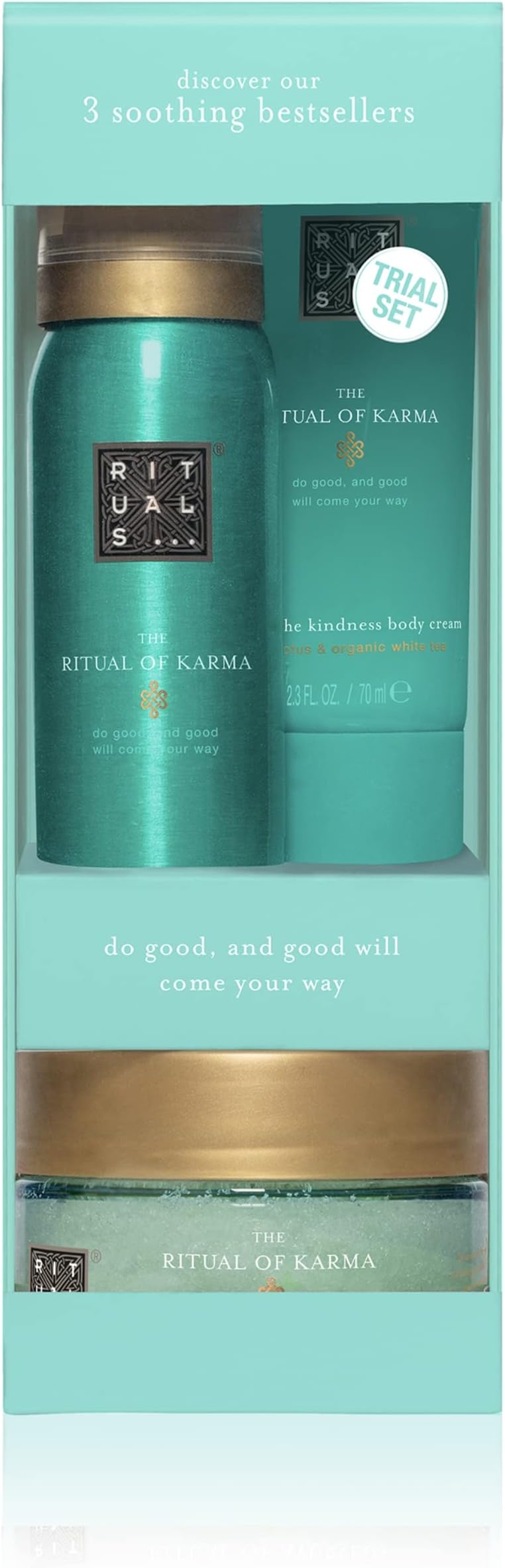 RITUALS The Ritual of Karma Gift Set Trial 50ml 125g Scrub Hydrating