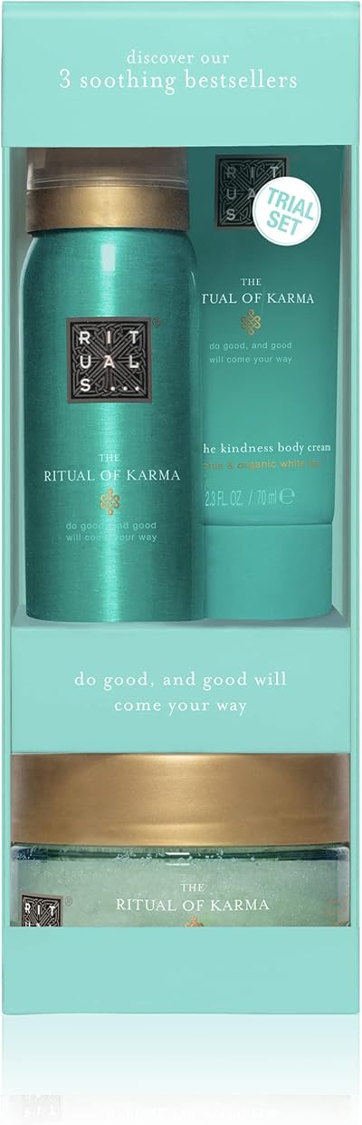 RITUALS The Ritual of Karma Gift Set Trial 50ml 125g Scrub Hydrating