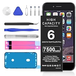 EDIPEKA Battery for iPhone 6,7500mAh New Version