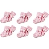 Nurses Choice 6 Pack Cotton Unisex Baby Socks (3-6 Months)