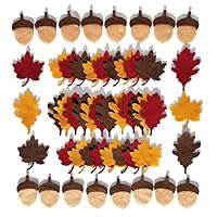 Felt Autumn Leaves and Acorns by Wildflower Toys TM