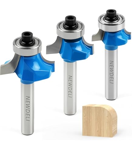 10PCS Router Bits, Einschließlich 4 Flush Trim Bits 1/4 Schaft, Muster
