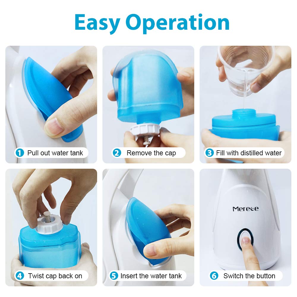 Facial Steamer Face Steamer – Nano Ionic Face Steamer for facial Home Facial Humidifier for Face for Face Sauna Spa Sinuses Moisturizing Cleaning Pores, Facial Spa with Skin Kit and Hair Band: Beauty