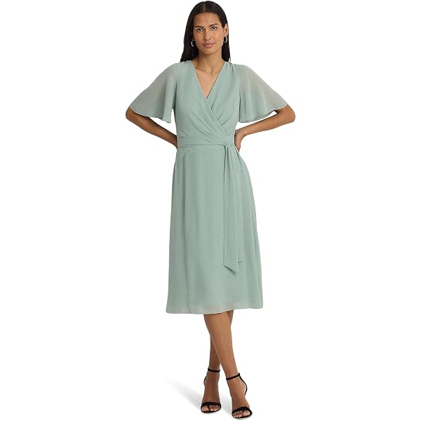 Lauren Ralph Lauren, Women's, Tie-Front Linen Shirtdress, Carson Blue, 4 at  Amazon Women's Clothing store