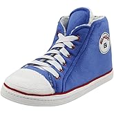 Gohom Sneaker Slippers for Women Fashion Indoor House Slipper Boots, Women's Super Soft Warm High Top Plush House Shoes for Women Slippers