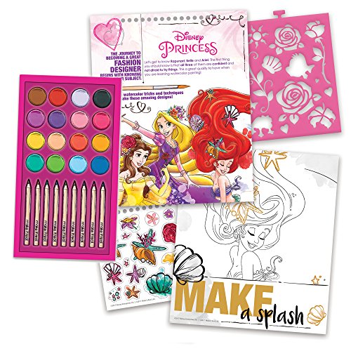 Make It Real - Disney Princess Fashion Watercolor Sketchbook. Disney ...