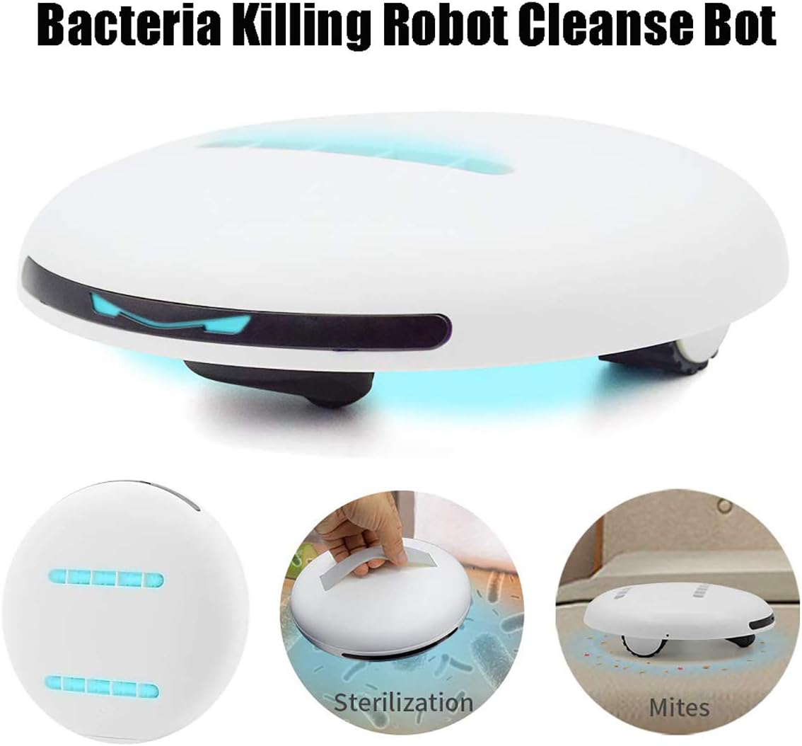 GXLO Bacteria Killing Robot, Mite Cleanse Bot, for Practical Convenient Home, Travel Household UV Sterilizers Mite Killer Robot