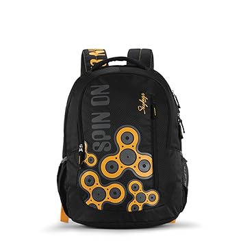 Skybags Bingo 31.878 Ltrs Black School Backpack (SBBIN03BLK)