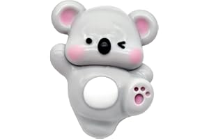 Handmade Playful Koala Taba Squishy Toy - Cute Animals Silicone Fidget Sensory Toy, Ultra-Soft and Sticky Stress Relief Squee