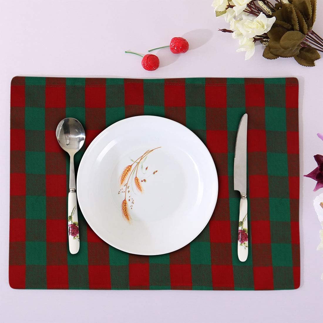 Urban Villa White 18 By 18 Inches Casement Weave Ultra Soft Premium Quality Dinner Napkins 100% Cotton Set of 12 White Cloth Napkins with Mitered Corners, Durable Hotel Quality, Pre-washed.: Kitchen & Dining