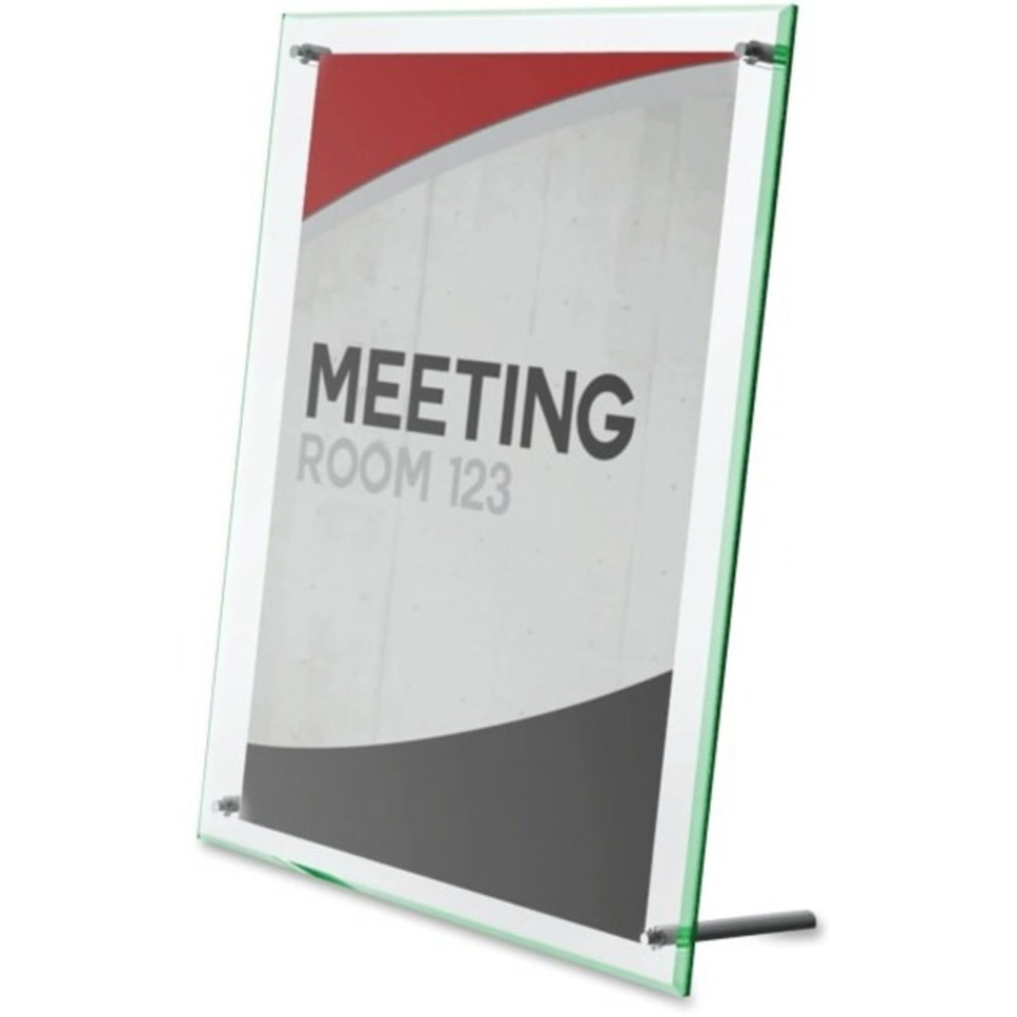 Deflecto A5 Bevelled Edge Slanted Sign Holder - Transparent