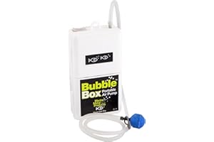 Marine Metal B-11 Bubble Box Live Bait Aerator, Water Resistant Air Pump, Portable & Battery Powered