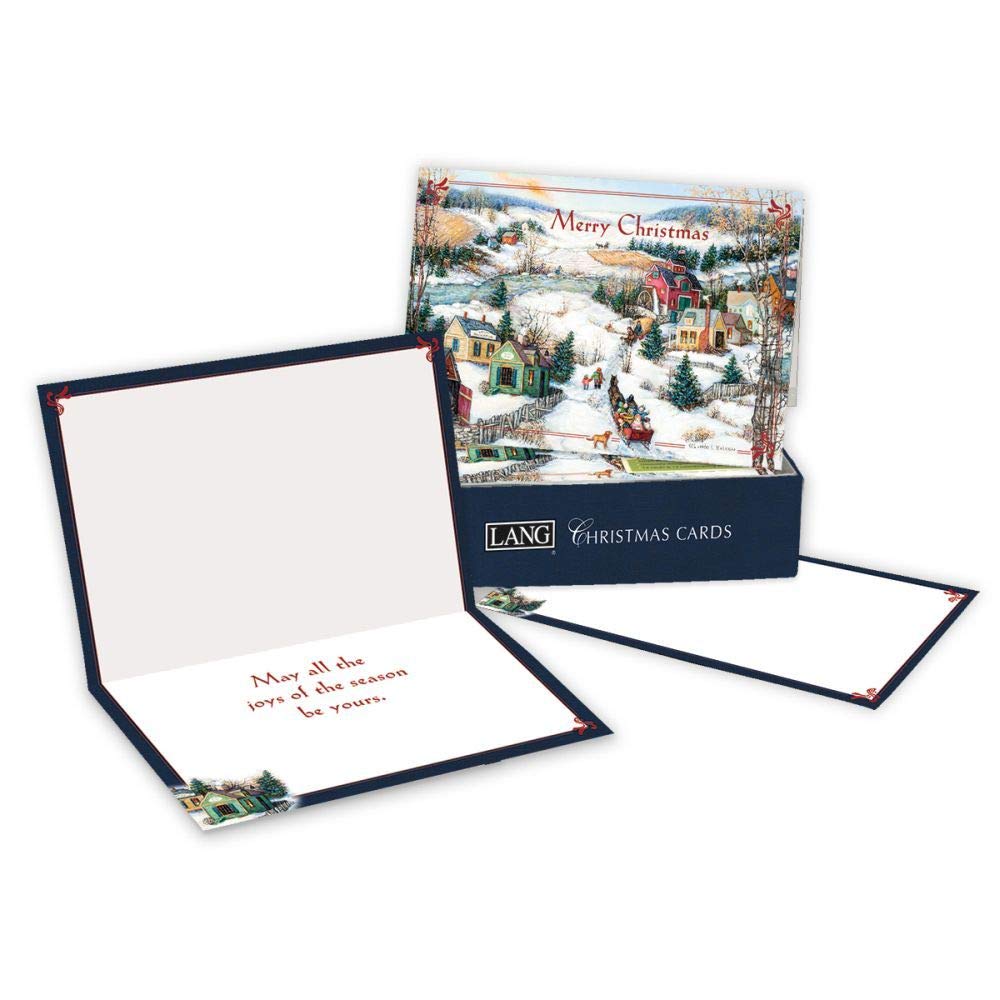 LANG Sleigh Ride Petite Christmas Card (2004541)