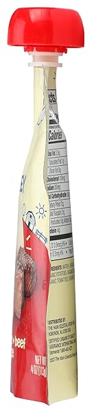 EARTHS BEST ORGANIC VEGETABLE BEEF MEDLEY BABY FOOD PUREE, 4 OZ