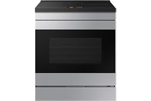 Samsung Bespoke 6.3 cu. ft. Smart Slide-In Induction Range with AI Home & Smart Oven Camera, Stainless Steel, NSI6DG9900SRAA