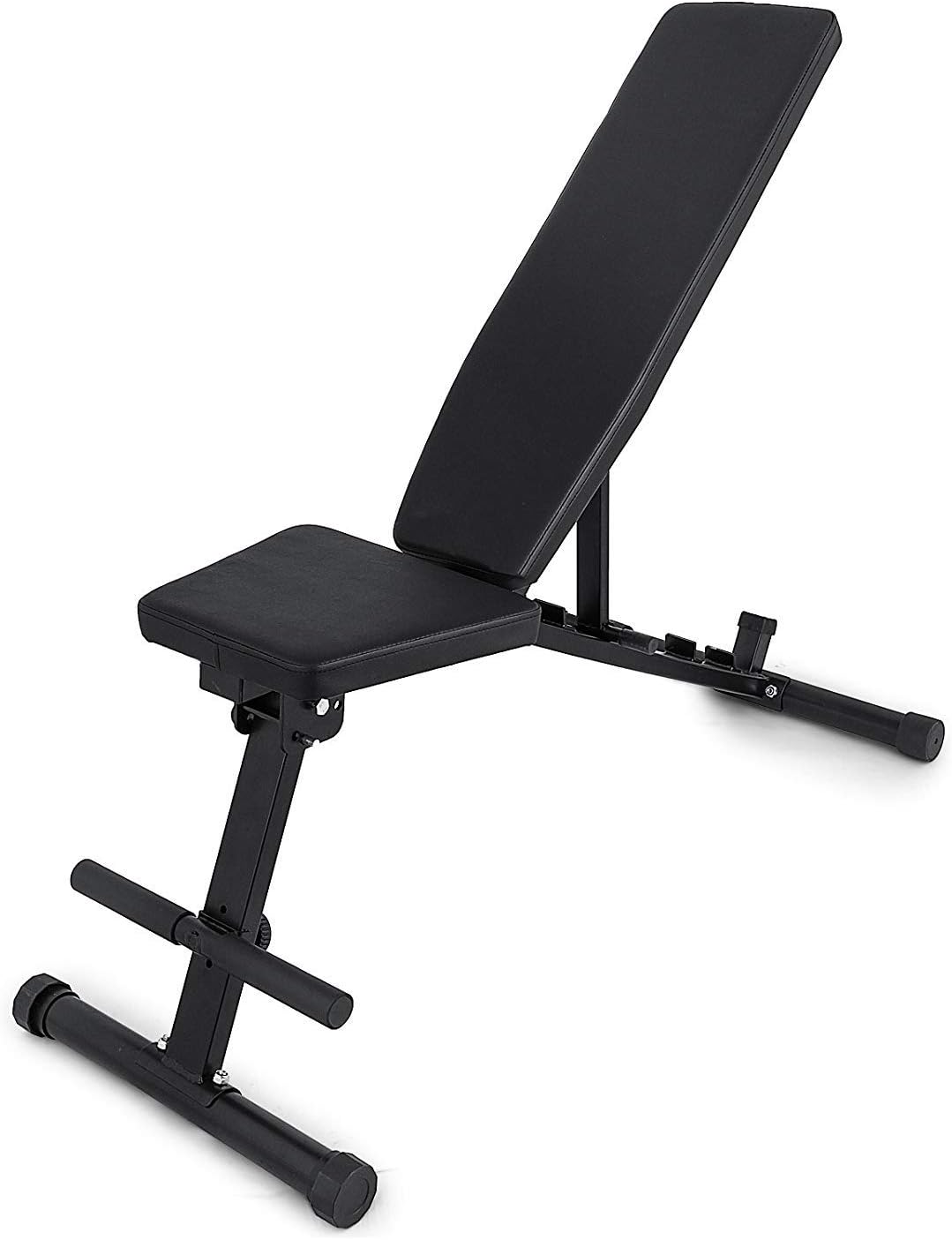 LOVSHARE Adjustable Weight Bench 660LB Workout Bench Foldable Compact Backrest Seat Bench Press for Full Body Workout Multi-Purpose Foldable Incline Decline Benchs