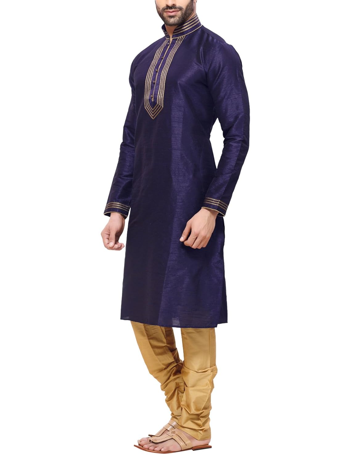 rg designers men's voilet kurta pyjama