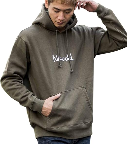 Amazon アドミックス アトリエサブメン Admix Atelier Sab Men メンズ パーカー New Old 3d ロゴ パーカー 02 64 9056 50 L カーキ トレーナー パーカー 通販