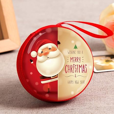 Amazon Sizet クリスマス サンタクロース 小銭入れ Usbケーブルホルダー コイン ジップロック トラベルバッグ Mx Hsiz054a6 インテリア オンライン通販