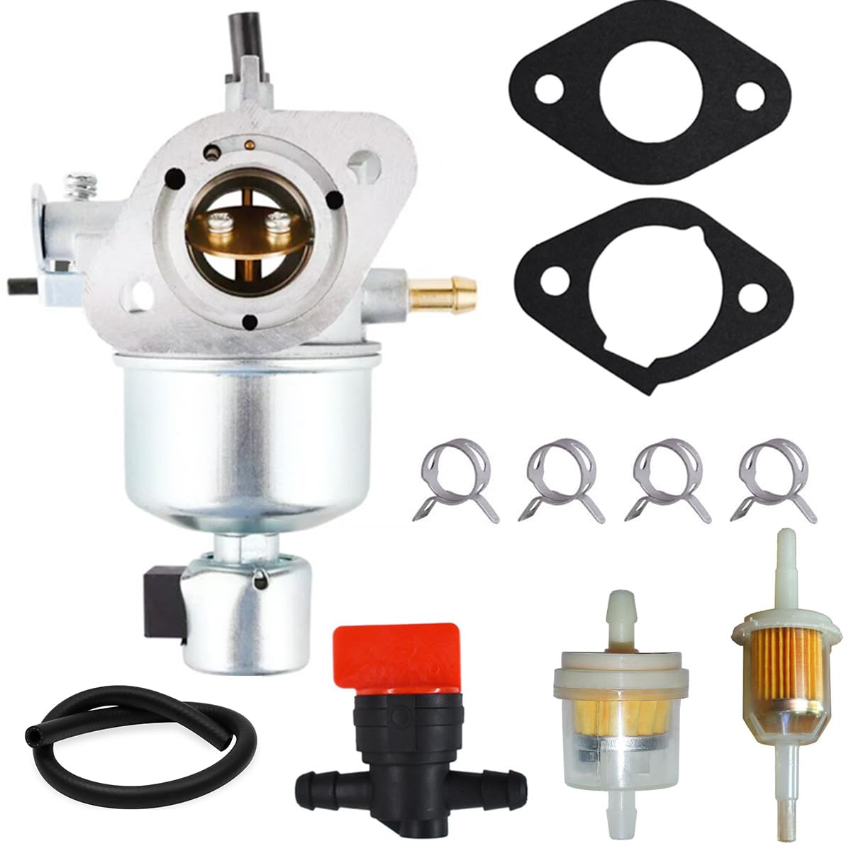 ZAMDOE 15004-0827 15004-7053 Carburetor for Kawasaki FS541V FS600V FR600V FH580V FS481V 19Hp 18.5 hp Engine for John Deere X300 X300R Replace 15004-0818 15004-0827 15004-0822 15004-7060 Engine