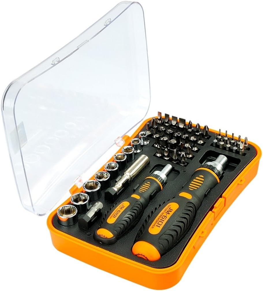 RepairKits JAKEMY JM-6101 53 in 1 Labor Saving Ratchet Screwdriver Repair Tool Set