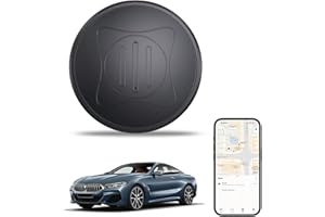FEGERMAN Mini GPS Tracker for Vehicles - Magnetic Real-Time GPS Tracker, Tracking Devices for Cars Hidden, Global Coverage Location Tracker for Kids, Dogs,Trucks/Person, No Subscription Required/No Monthly Fee