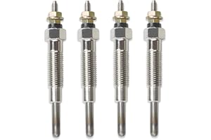 RAPIHIDAN 32A66-03102 Glow Plug 4PCS for Mitsubishi Engine S4S Forklift Excavators Skid Replace# 32A66-03101 32A66-03100