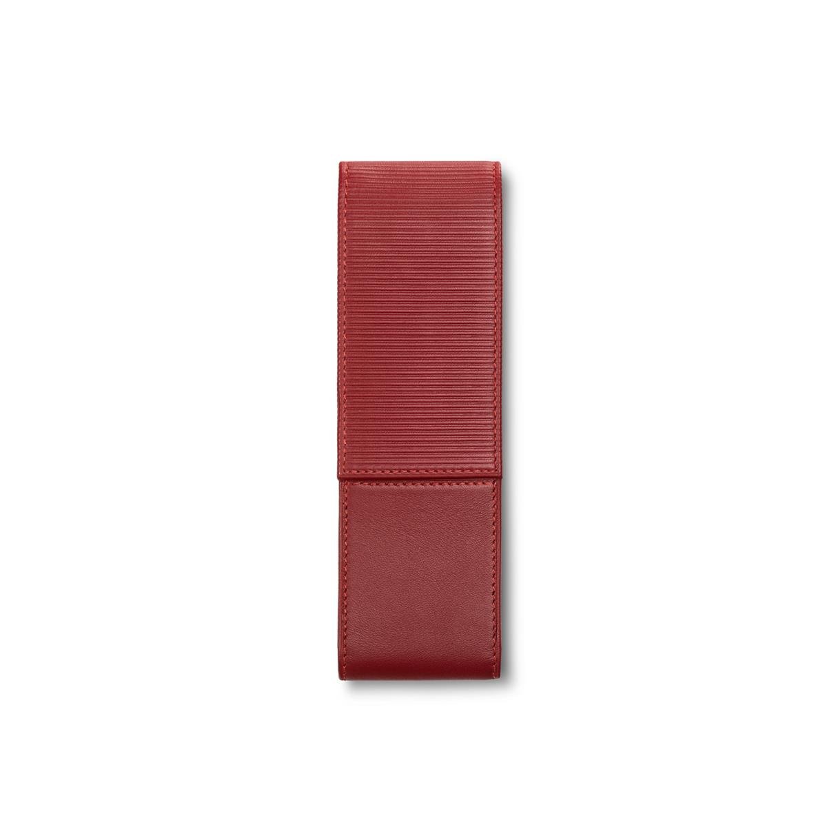 Lamy Lederwaren Nappa Leather Case 859 in Red for Two Writing Instruments