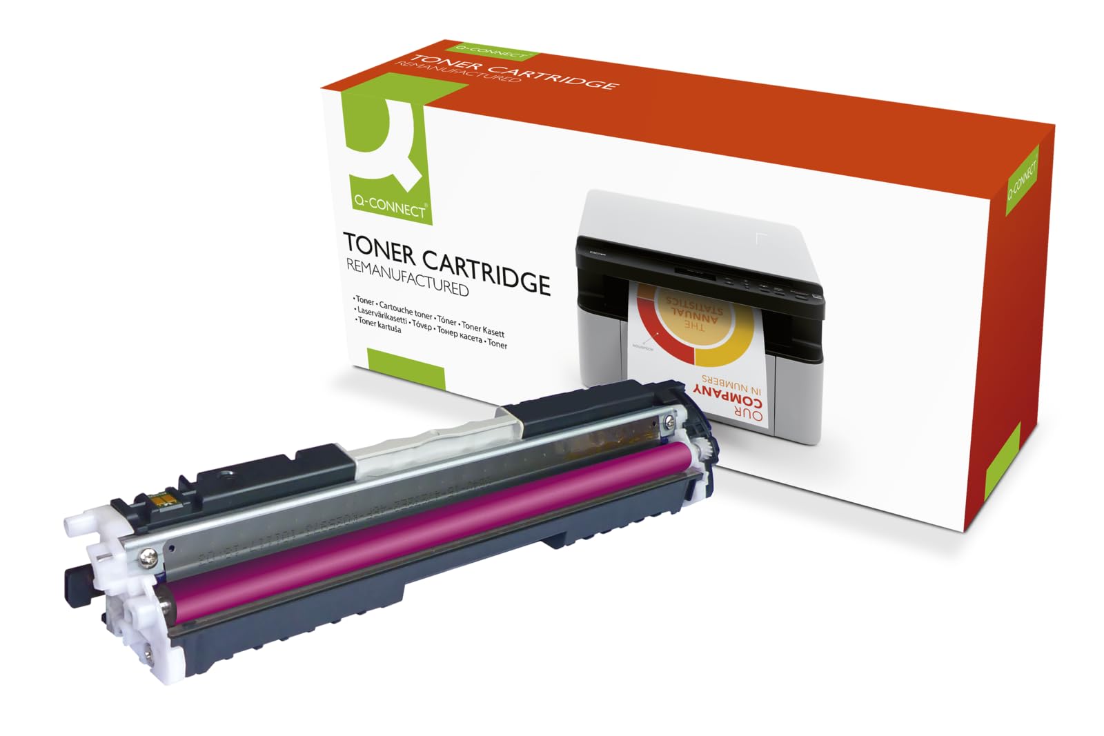 Q-Connect Compatible Toner for HP CF353A Toner Cartridge, Magenta