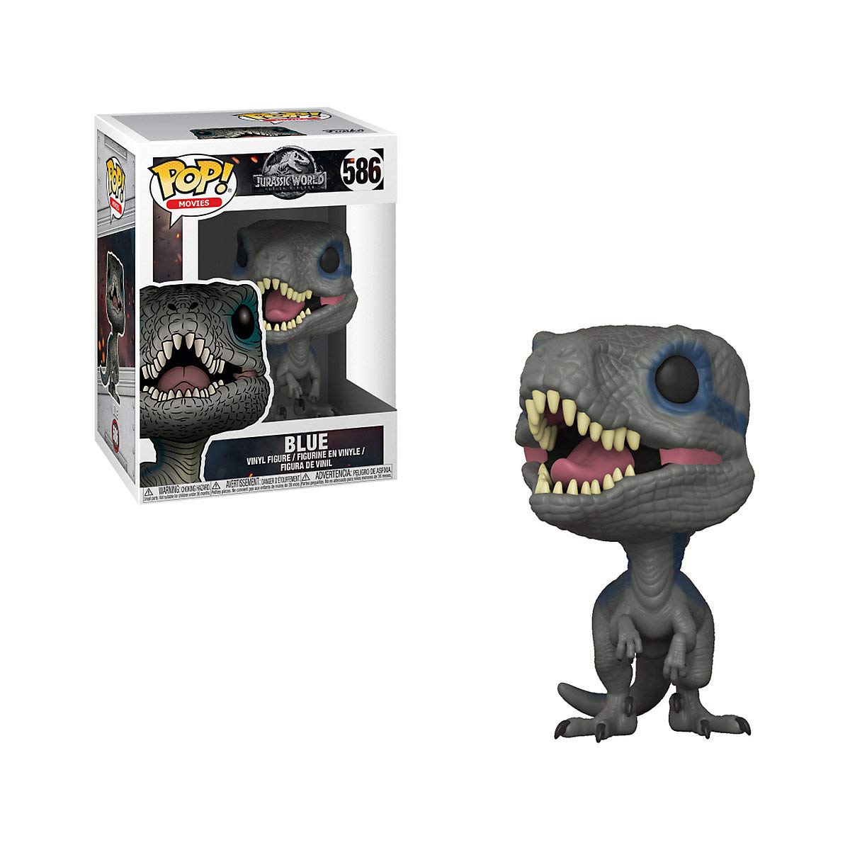 jurassic world funko pop blue