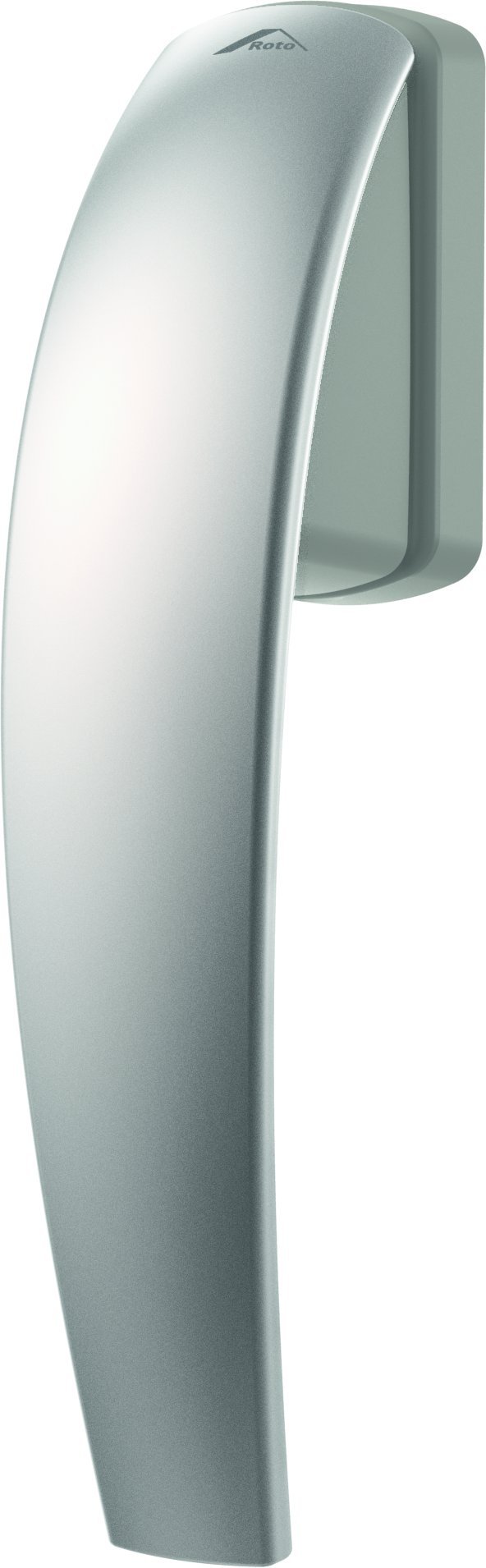 Window Handle Roto Swing Natural Silver with Screws Square Pin 7 x 43 mm